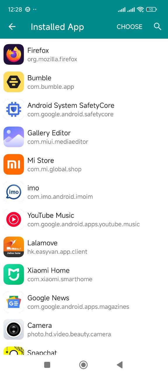 App Clone Interface
